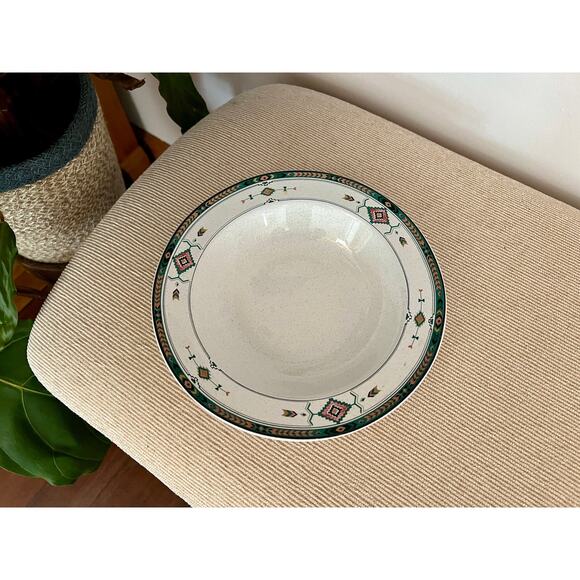 Studio Nova Soup Bowl by Mikasa / Adirondack Southwest Aztec design / Stoneware - Picture 2 of 9